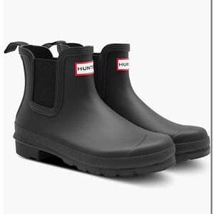 Hunter Original Chelsea Black Rain Boots